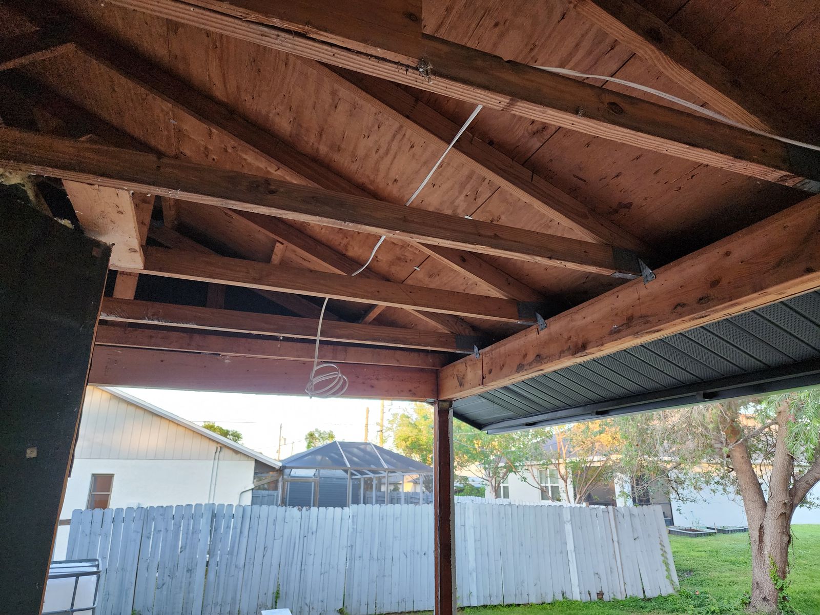Before: Lanai Enclosure & Room Addition