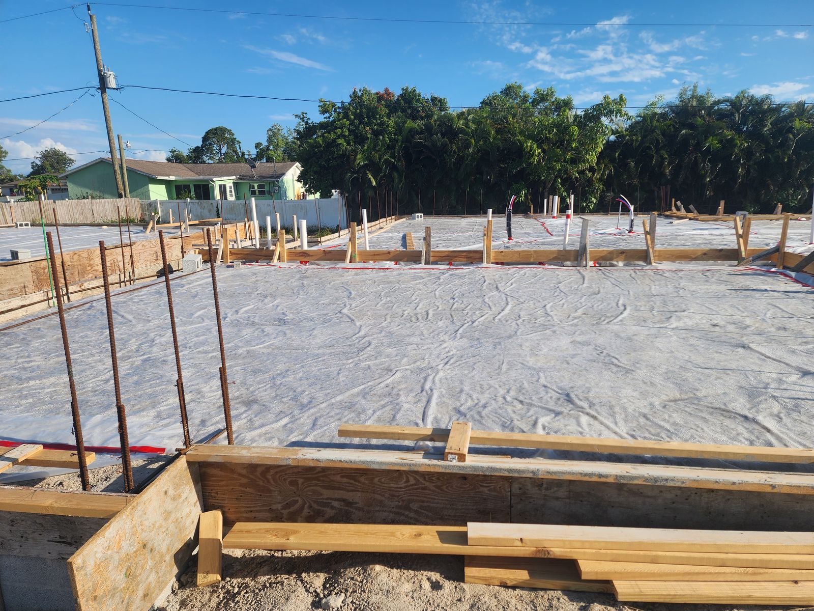 New Custom Home & Steel Building – Footings & slab 2