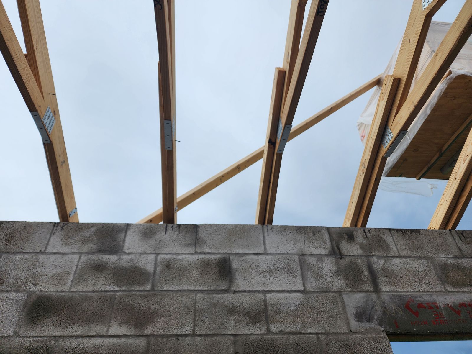 New Custom Home & Steel Building – Interior framing 3
