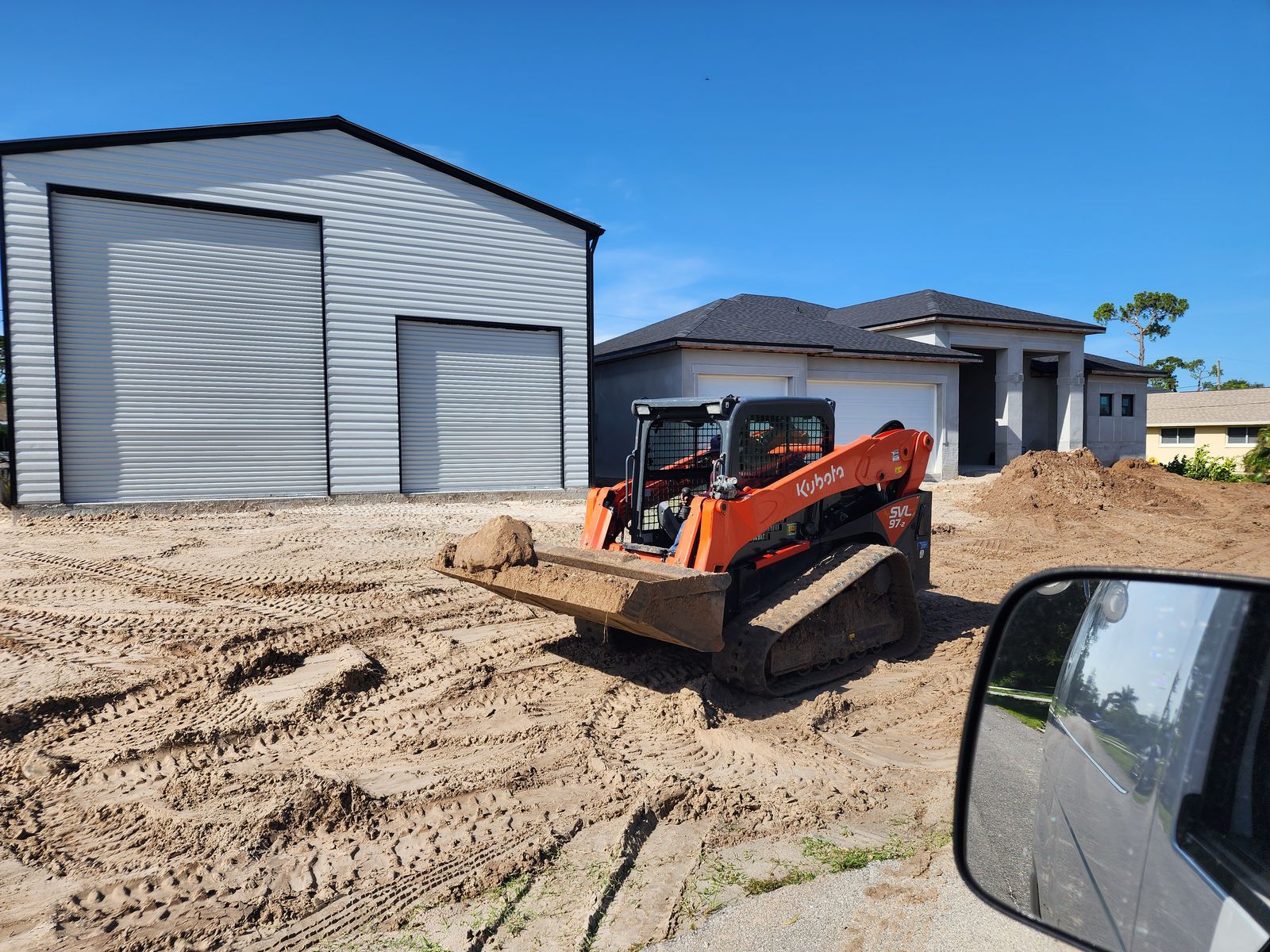 New Custom Home & Steel Building – Where it stands now 2