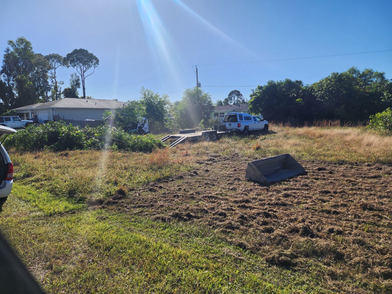 New Custom Home & Steel Building – Site prep 1