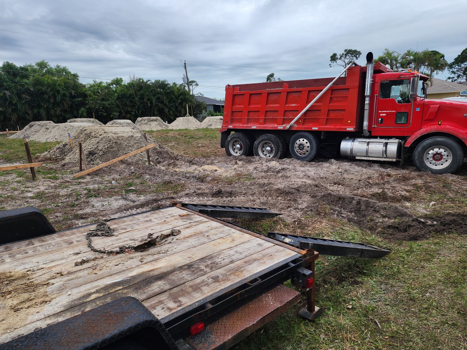 New Custom Home & Steel Building – Site prep 3