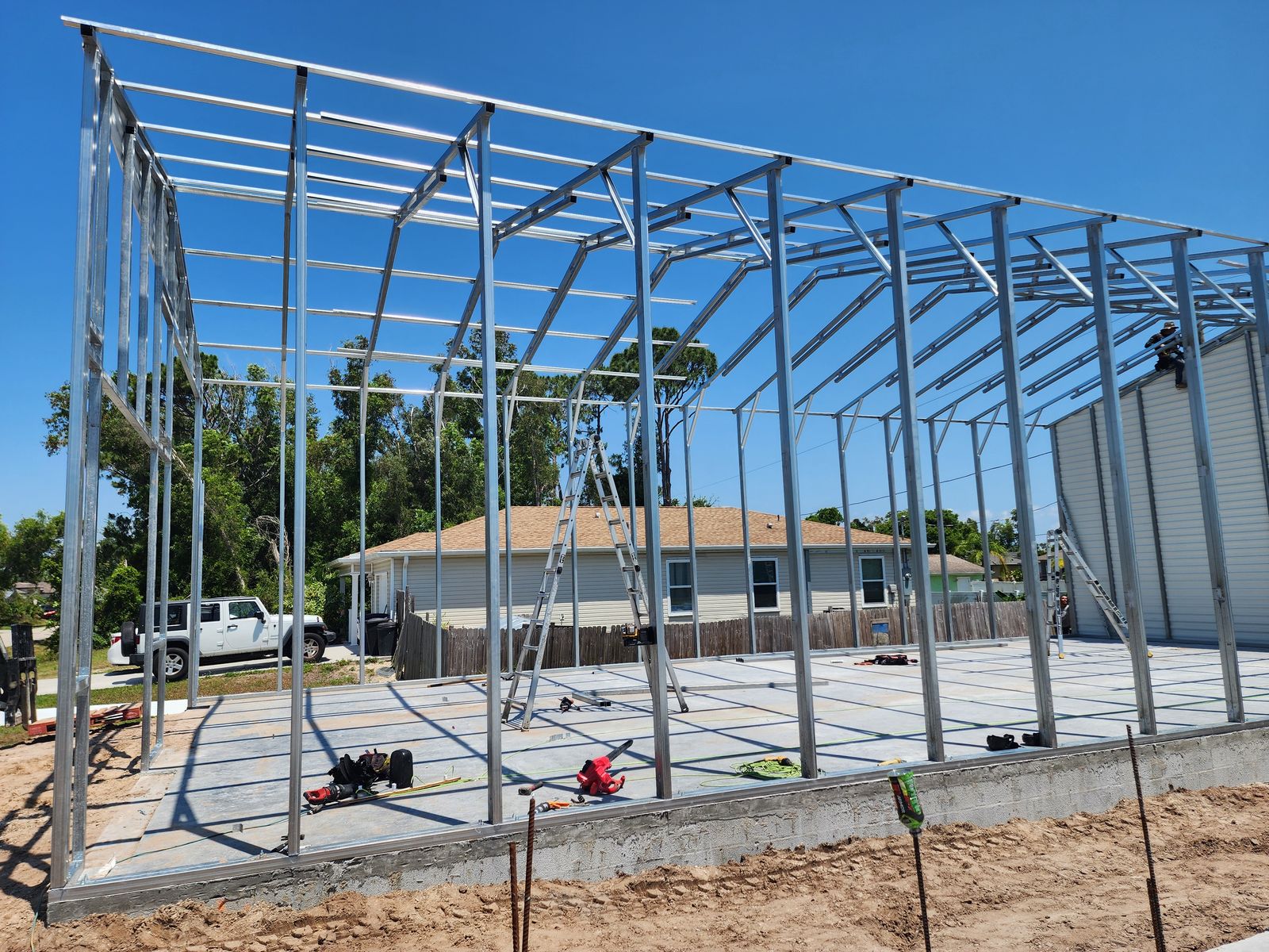 New Custom Home & Steel Building – Steel building 2