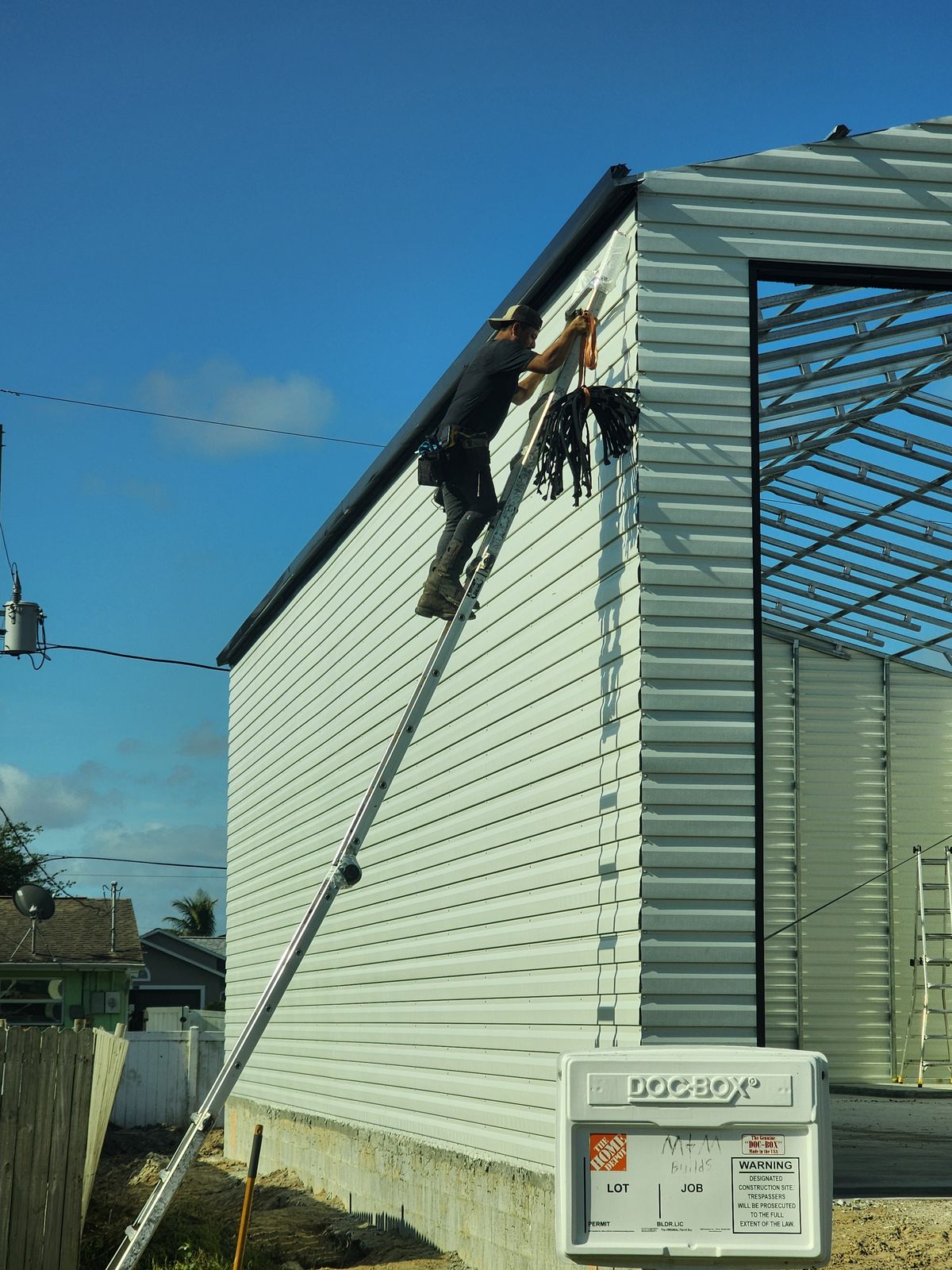 New Custom Home & Steel Building – Steel building 3