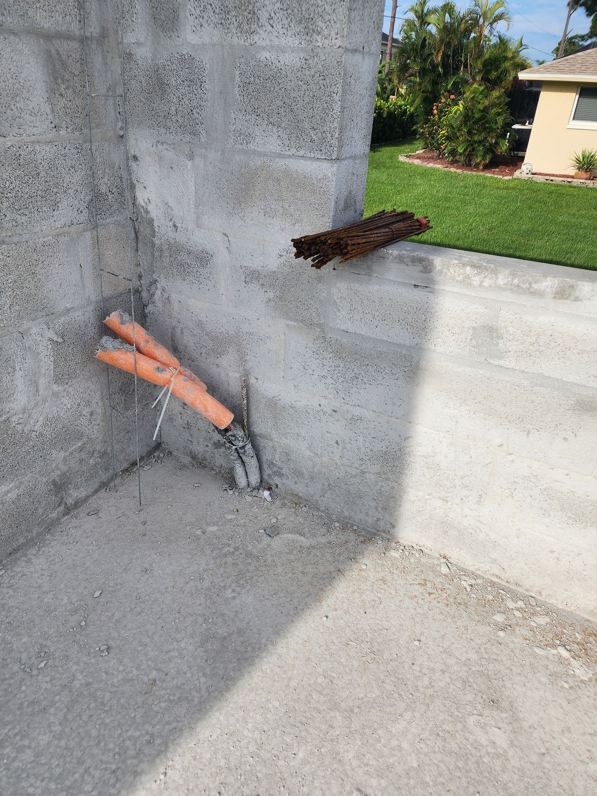 New Custom Home & Steel Building – Block walls 3